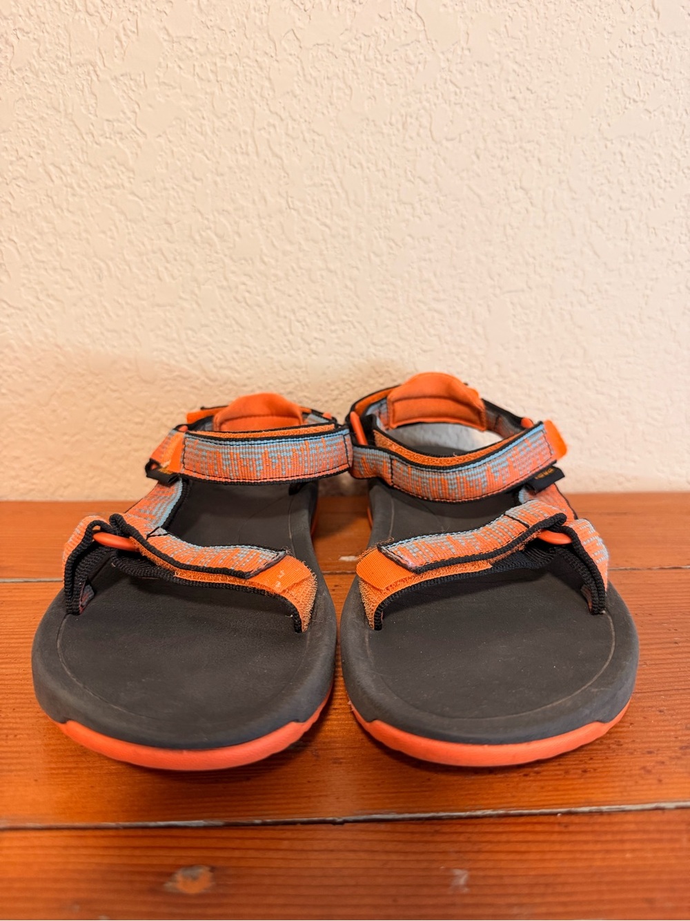 Teva Kids Hurricane Orange and Blue Sport Sandals - size: 2